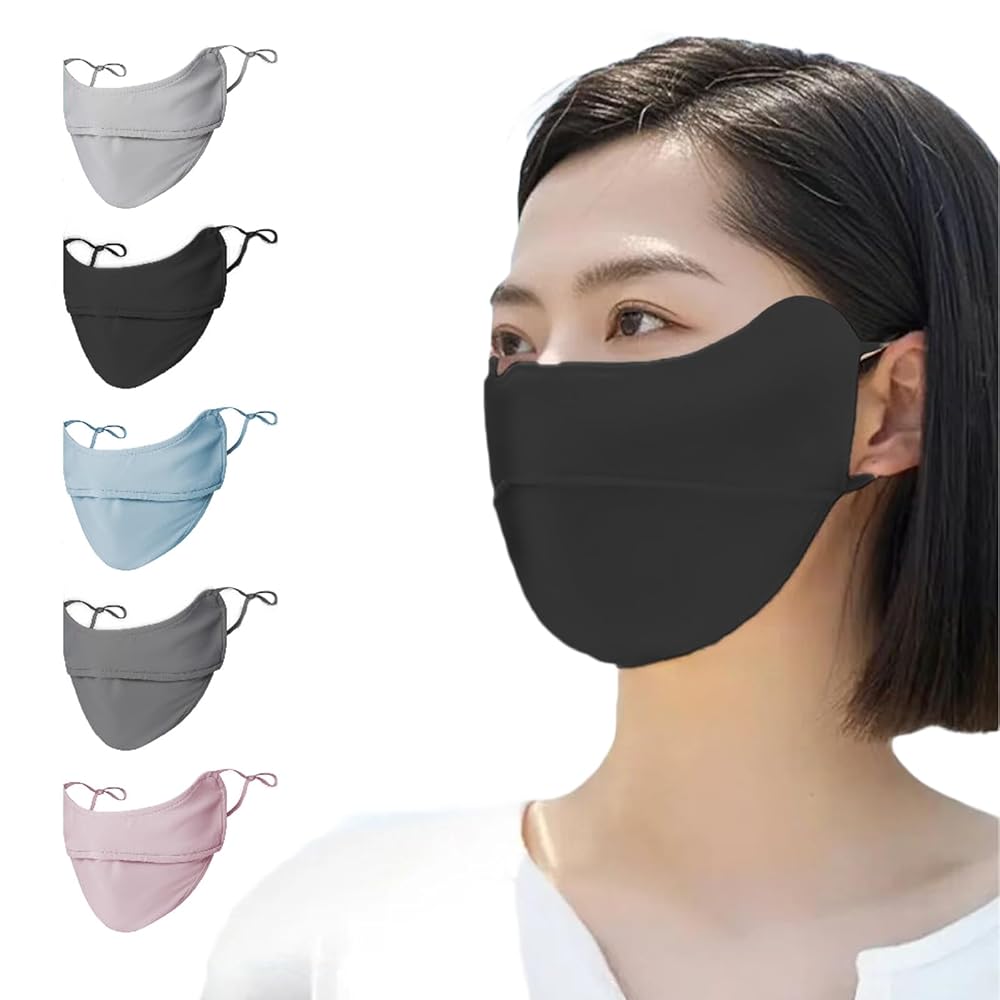 Amazon.co.jp: [LAAVVA] UVカットマスク 冷感 冷感マスク 【 UV